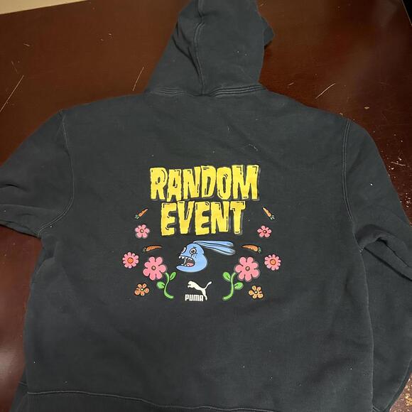 Puma, random event, men, black pullover hoodie large - Picture 4 of 4